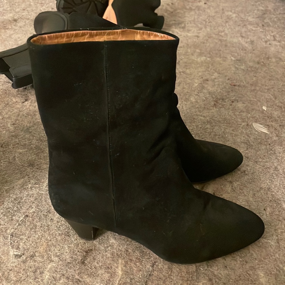 Isabel Marant black suede boots. Worn a few times.